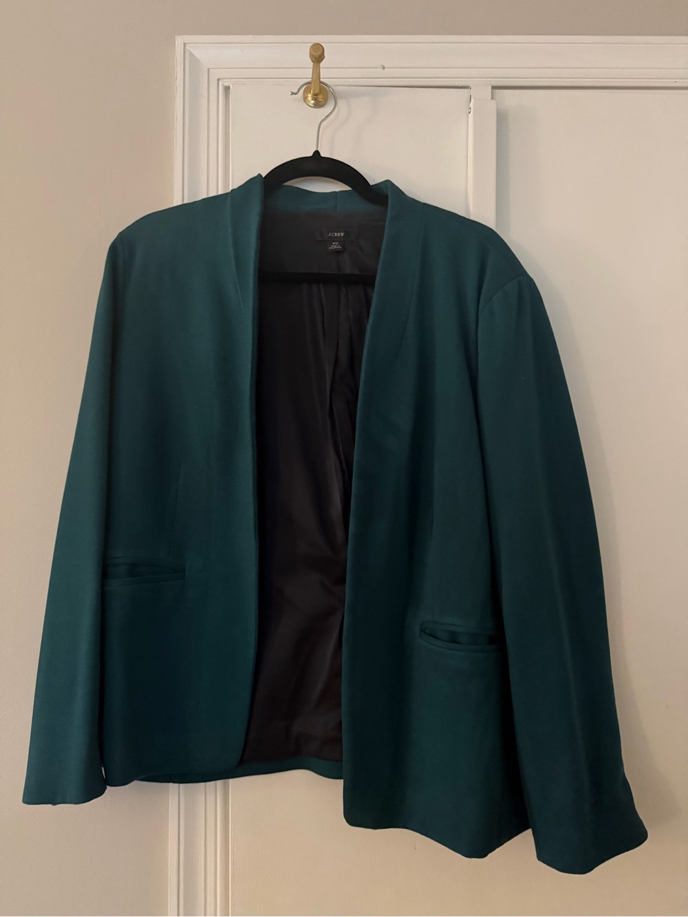 J. Crew going out Women’s green Open-Front Blazer Jacket